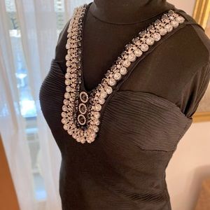 Bedazzled Little Black Dress